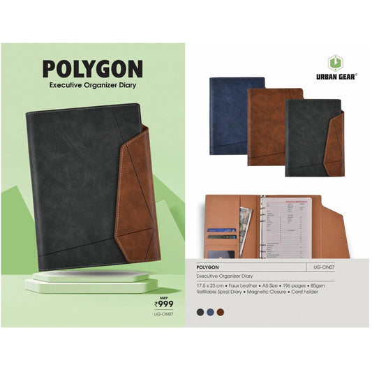 URBAN GEAR - Polygon - Executive Organizer Diary -  UG-OD07 MARSH Corporate gifts