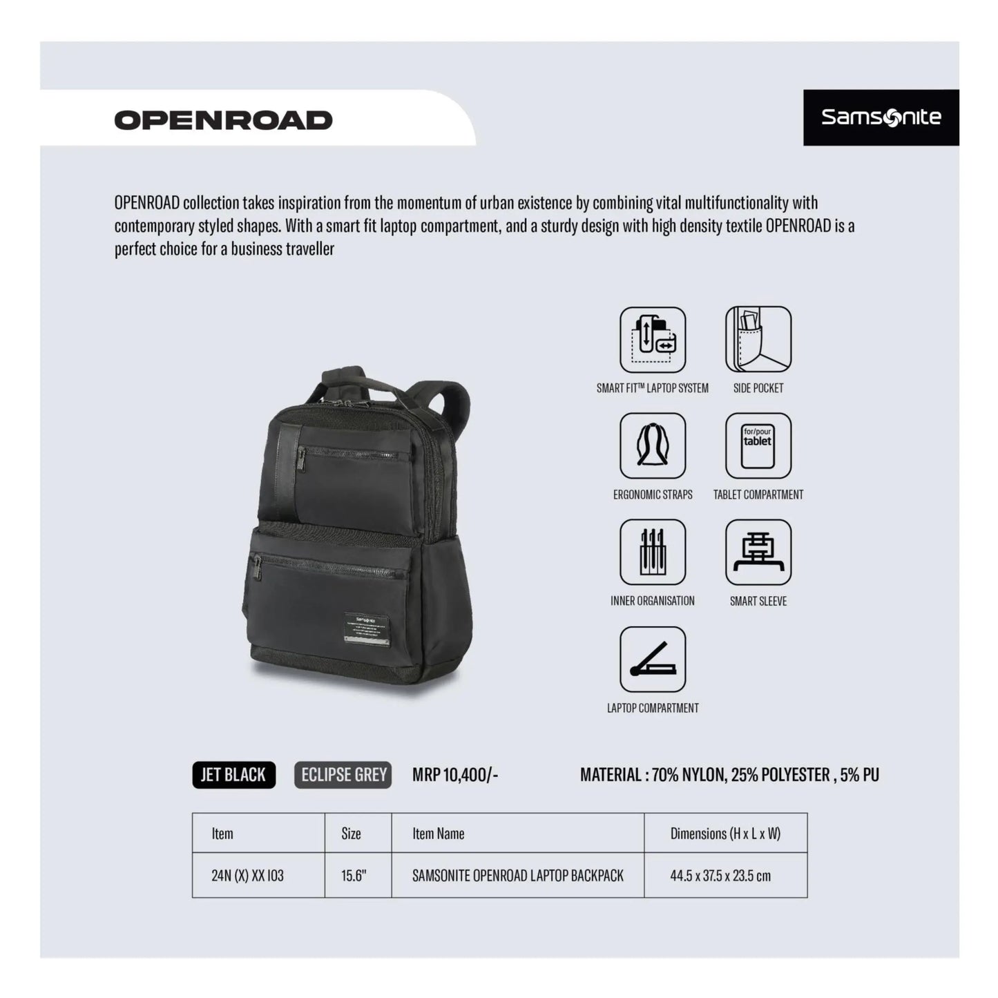 SAMSONITE - OPENROAD MARSH Corporate gifts