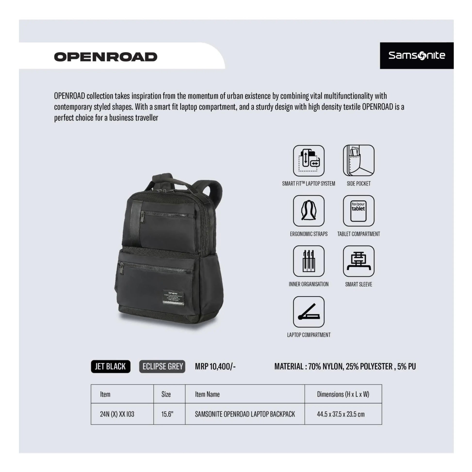 SAMSONITE - OPENROAD MARSH Corporate gifts