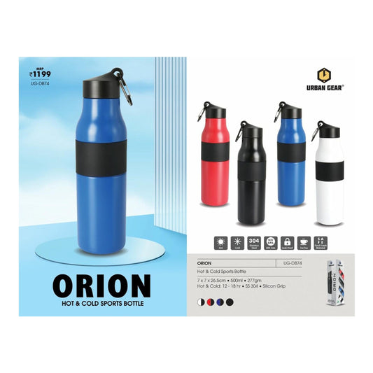 URBAN GEAR - ORION - Stainless Steel Hot n Cold Bottle (500ml) - UG-DB74 MARSH Corporate gifts