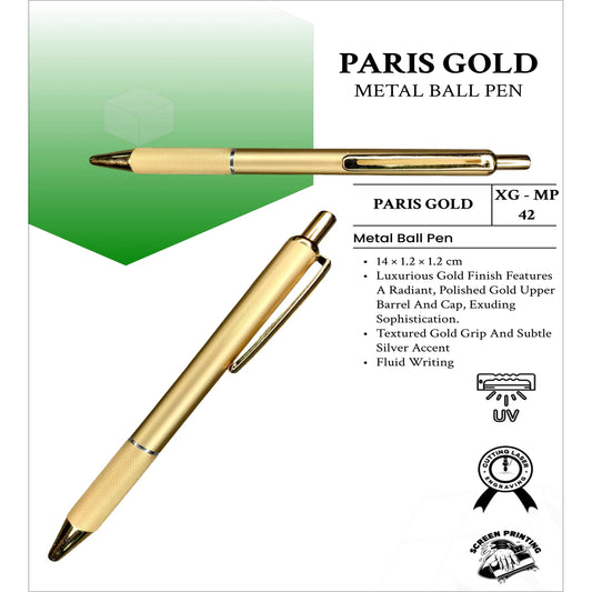 Paris Gold Metal  Ball Pen XG - MP42 MARSH Corporate gifts