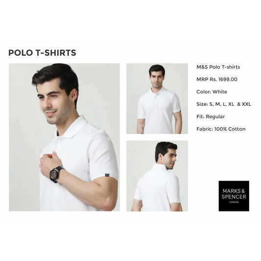 MARK & SPENCERS- POLO-T-SHIRT - PLAIN MARSH Corporate gifts