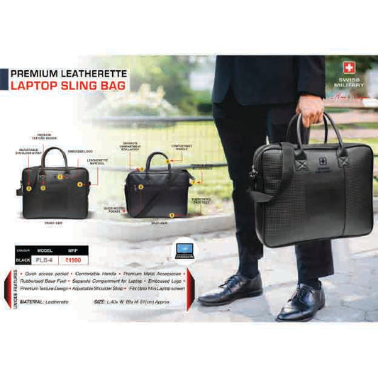 SWISS MILITARY  - LAPTOP BAG - PLB4 MARSH Corporate gifts