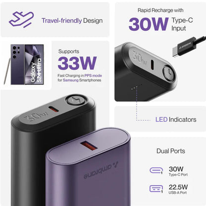 AMBRANE - POWERLIT30 POWERBANK MARSH Corporate gifts