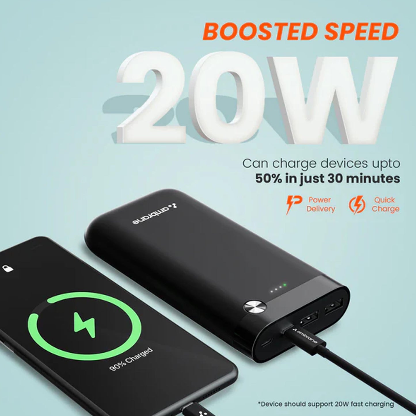 AMBRANE - PP-20 POWERBANK MARSH Corporate gifts