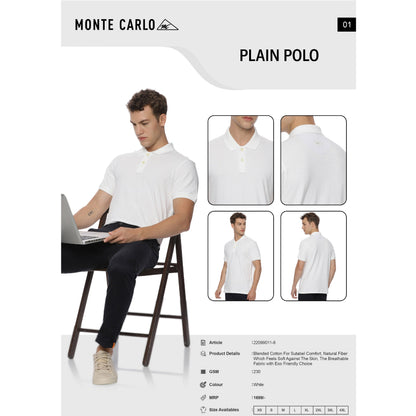 Monte Carlo Plain Polo T-shirt