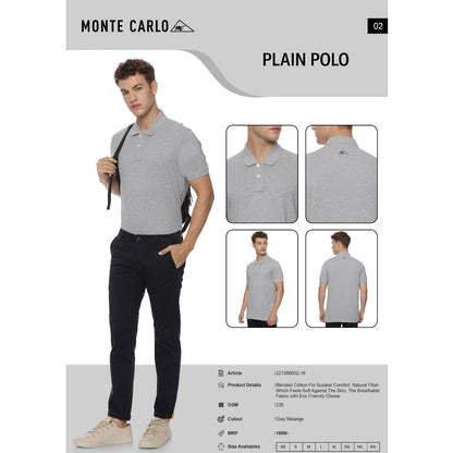 Monte Carlo Plain Polo T-shirt