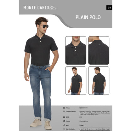 Monte Carlo Plain Polo T-shirt