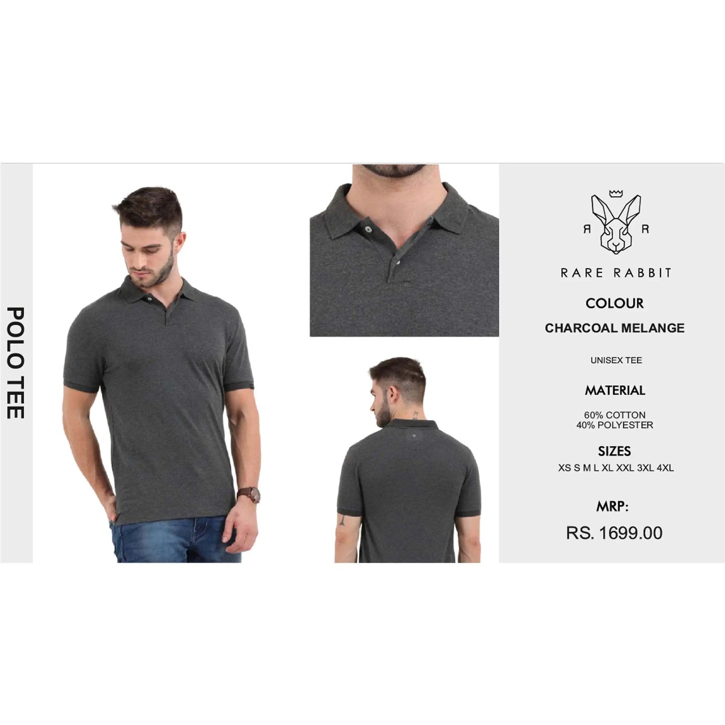 Rare Rabbit Polo T Shirt Cotton MARSH Corporate gifts