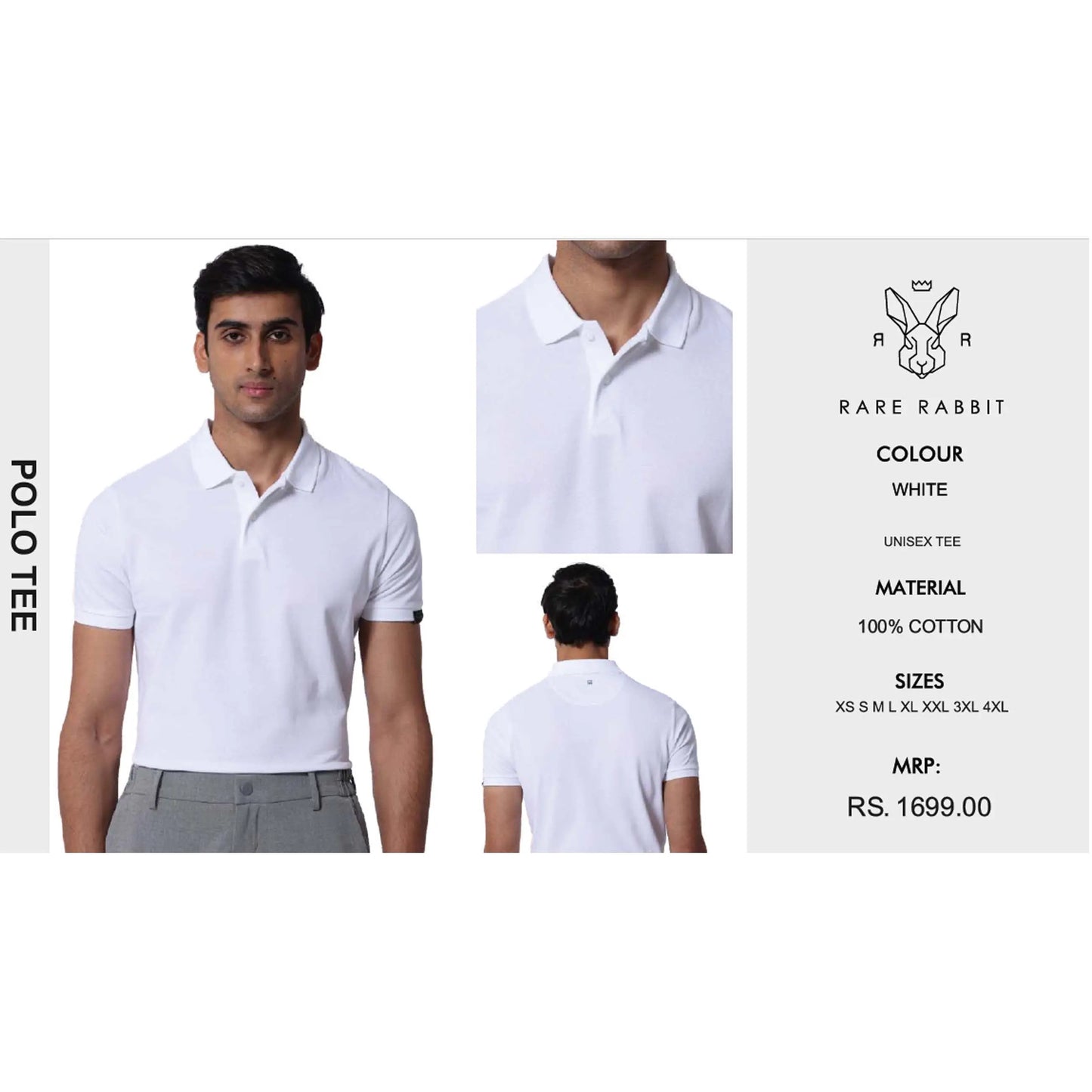 Rare Rabbit Polo T Shirt Cotton MARSH Corporate gifts