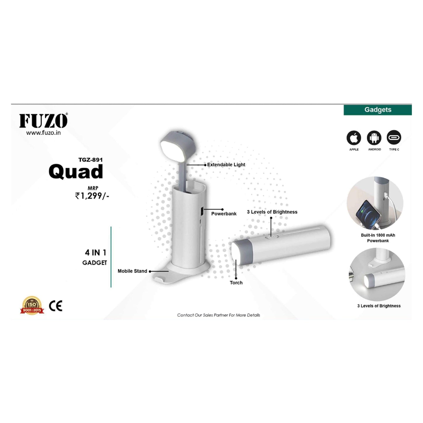 FUZO - QUAD TGZ-891 MARSH Corporate gifts