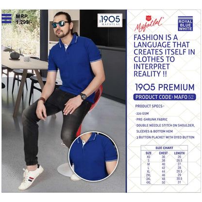 MAFATLAL - POLO-T-SHIRT WITH TIPPING MARSH Corporate gifts