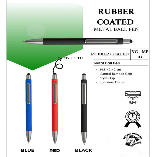 Rubber Coated Metal Ball pen XG- MP03 MARSH Corporate gifts