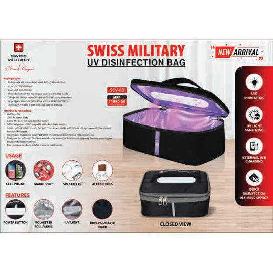 SWISS MILITARY - UV DISINFECTION BAG - SCV-05 MARSH Corporate gifts
