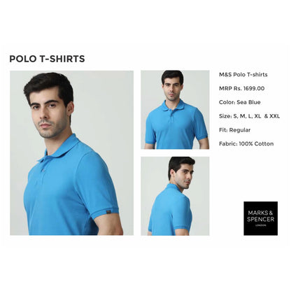 MARK & SPENCERS- POLO-T-SHIRT - PLAIN MARSH Corporate gifts