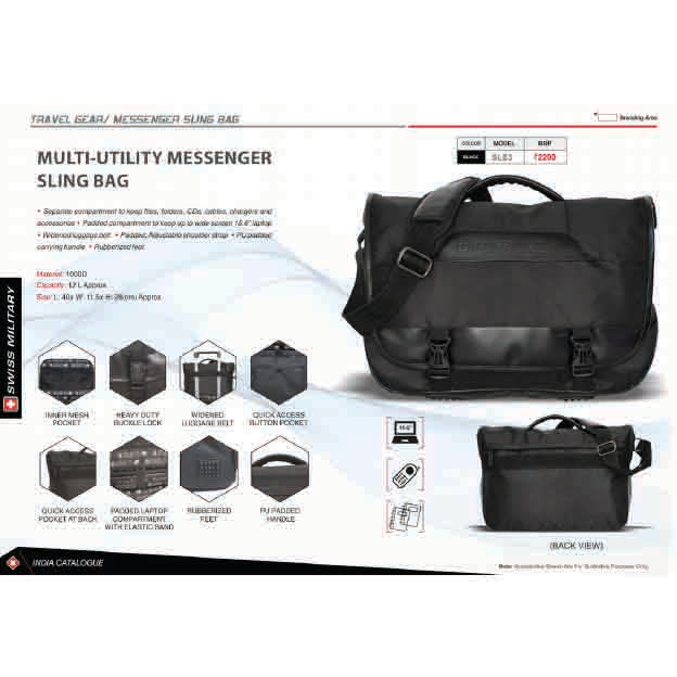 SWISS MILITARY - LAPTOP BAG - SLB3 MARSH Corporate gifts