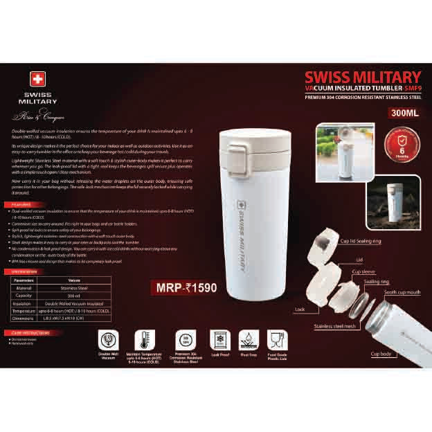 SWISS MILITARY - VACUUM FLASK - SMF9 MARSH Corporate gifts