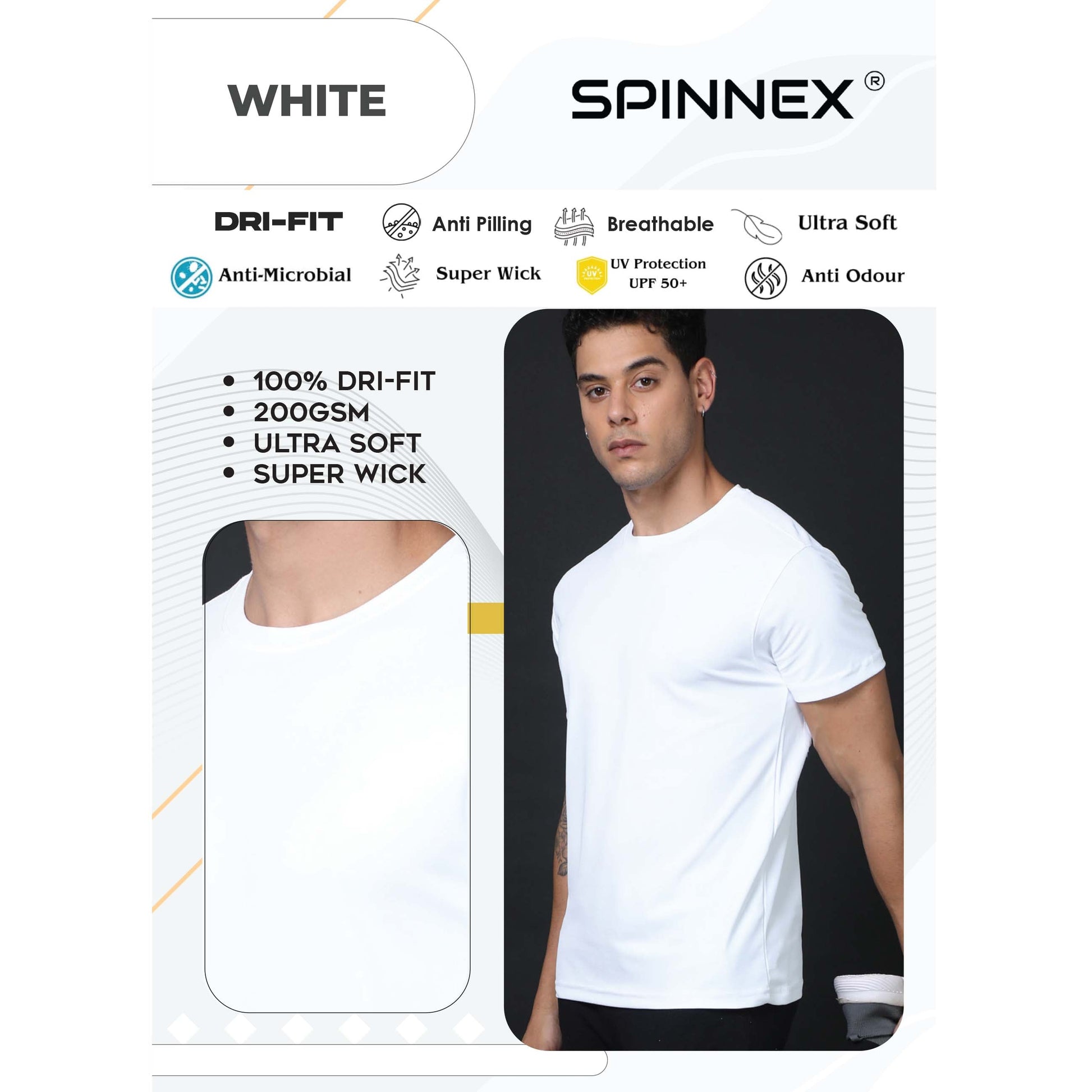 Spinnex Dry Fit Round Neck MARSH Corporate gifts