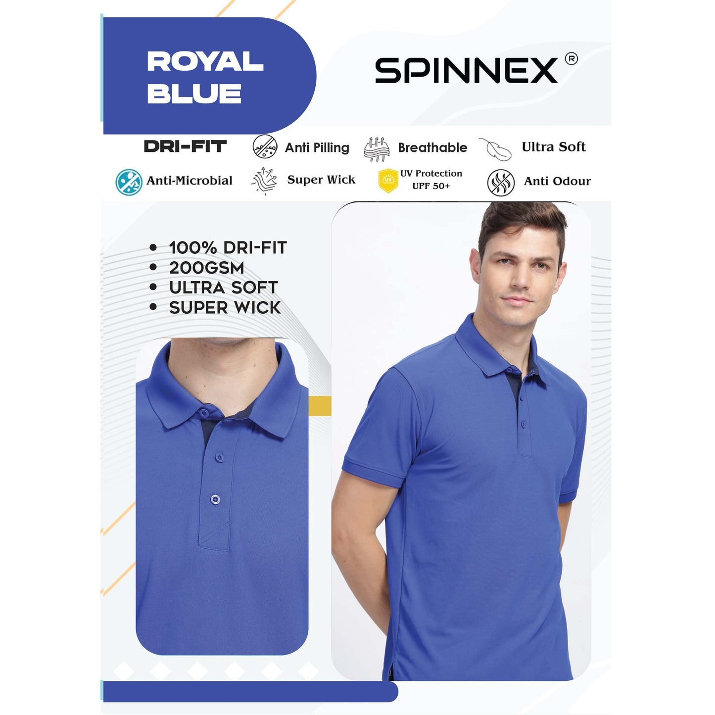 Spinnex Dry Fit Polo MARSH Corporate gifts