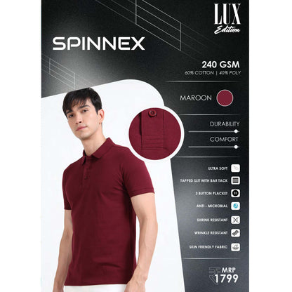 Spinnex Lux Edition Polo T Shirt MARSH Corporate gifts