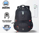 Swiss Military Laptop Backpack ( LBP77A ) With USB Charging / AUX Port