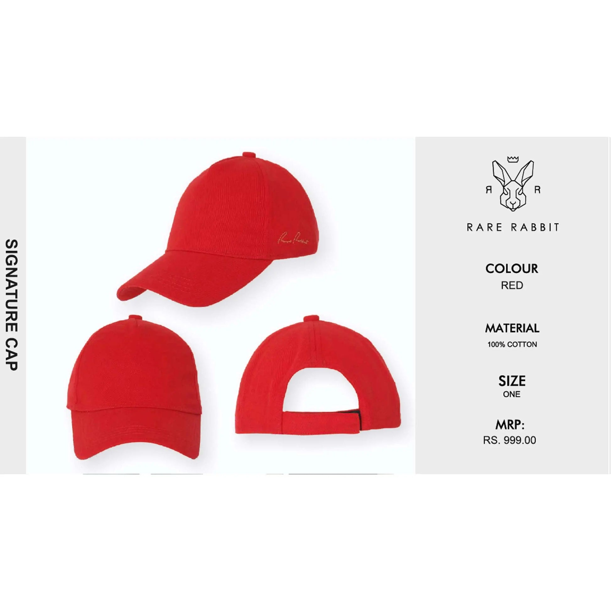 Rare Rabbit Signature Cap MARSH Corporate gifts