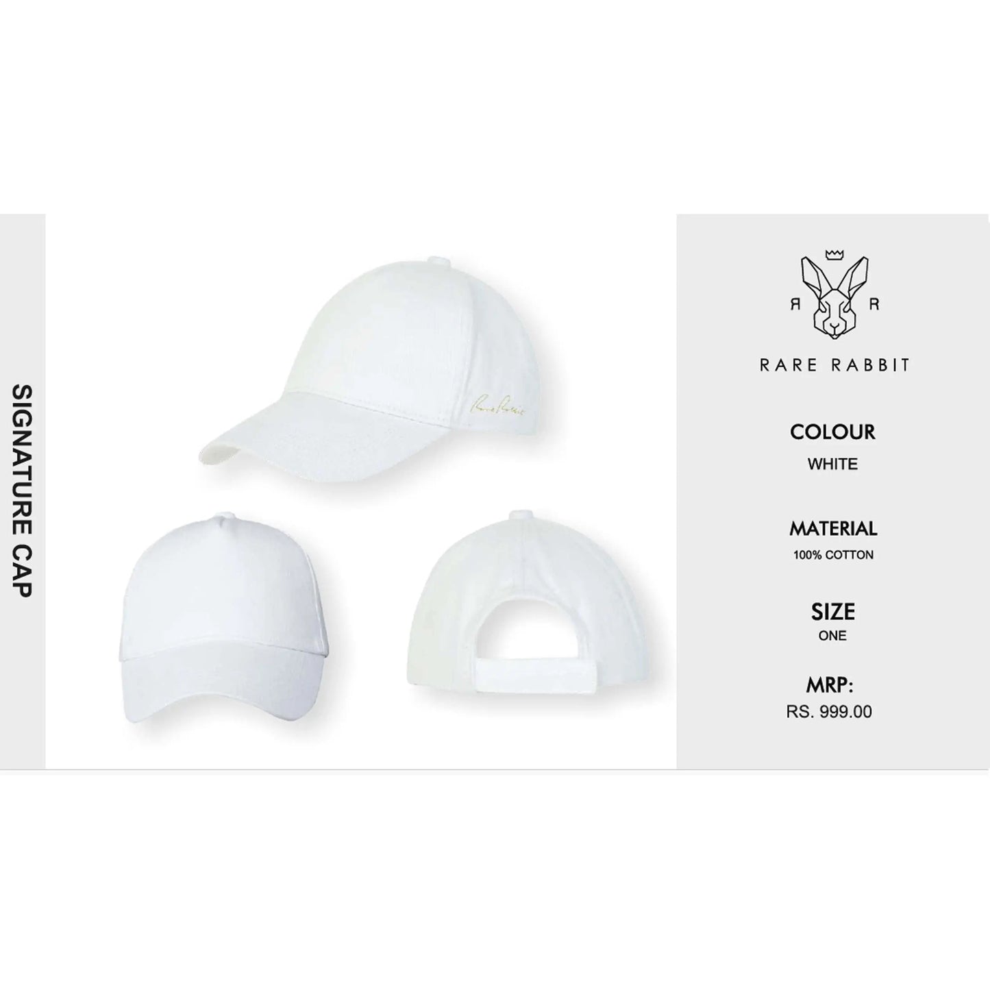 Rare Rabbit Signature Cap MARSH Corporate gifts