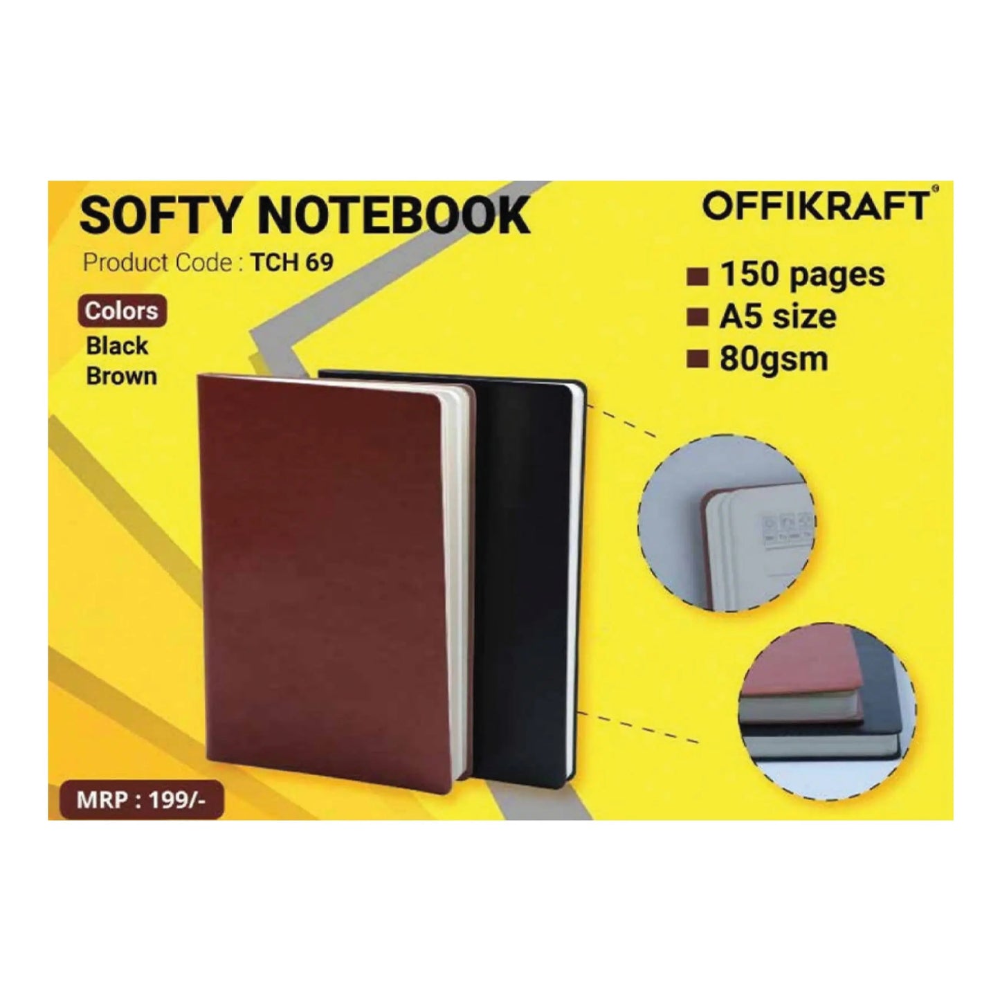 OFFIKRAFT - SOFTY NOTEBOOK - TCH 69 MARSH Corporate gifts