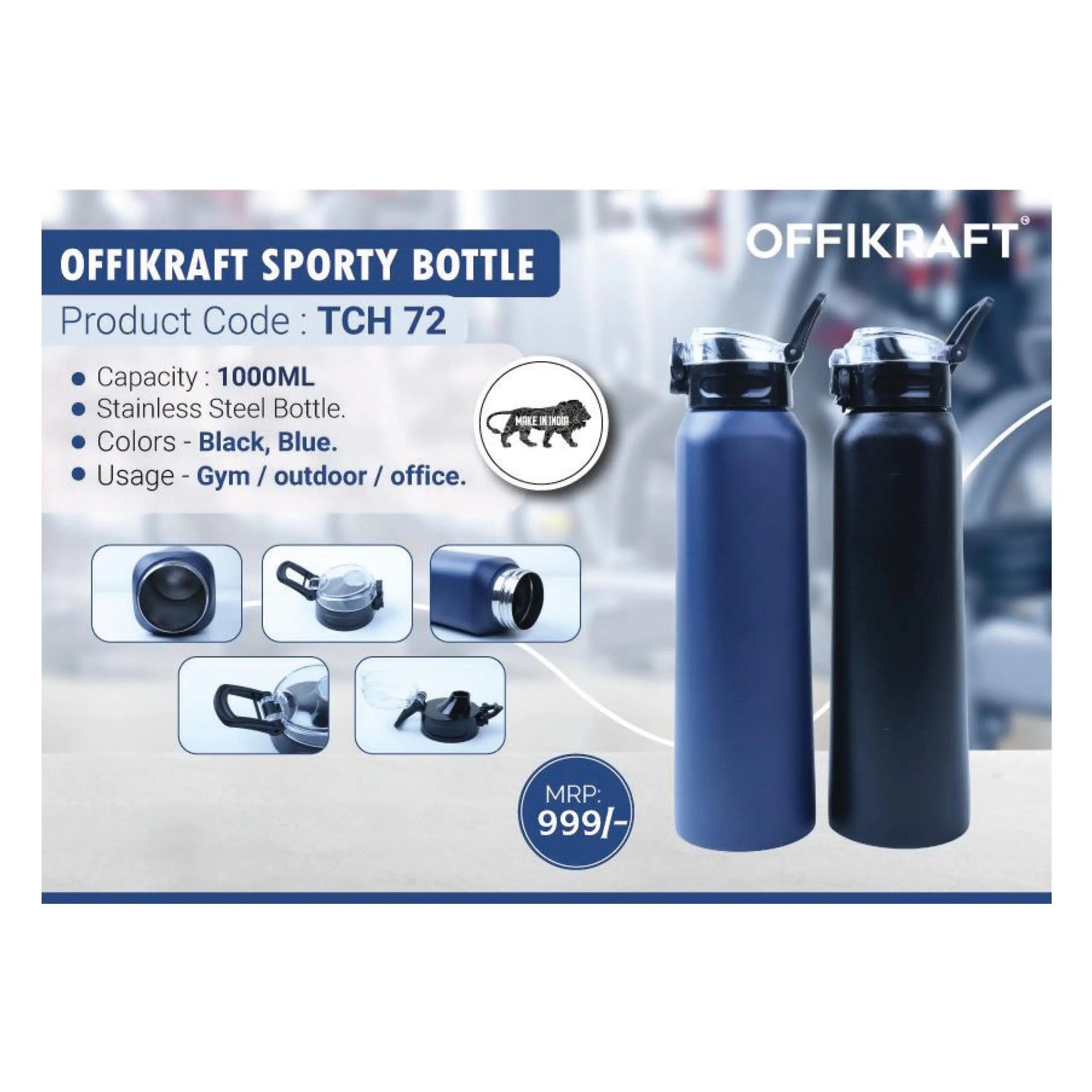 OFFIKRAFT - SPORTY BOTTLE - TCH 72 MARSH Stationery