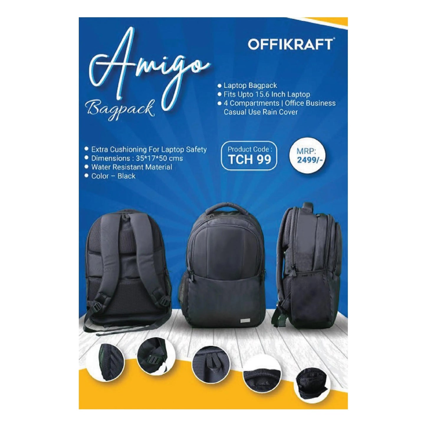 OFFIKRAFT - AMIGO BACKPACK - TCH 99 MARSH Corporate gifts