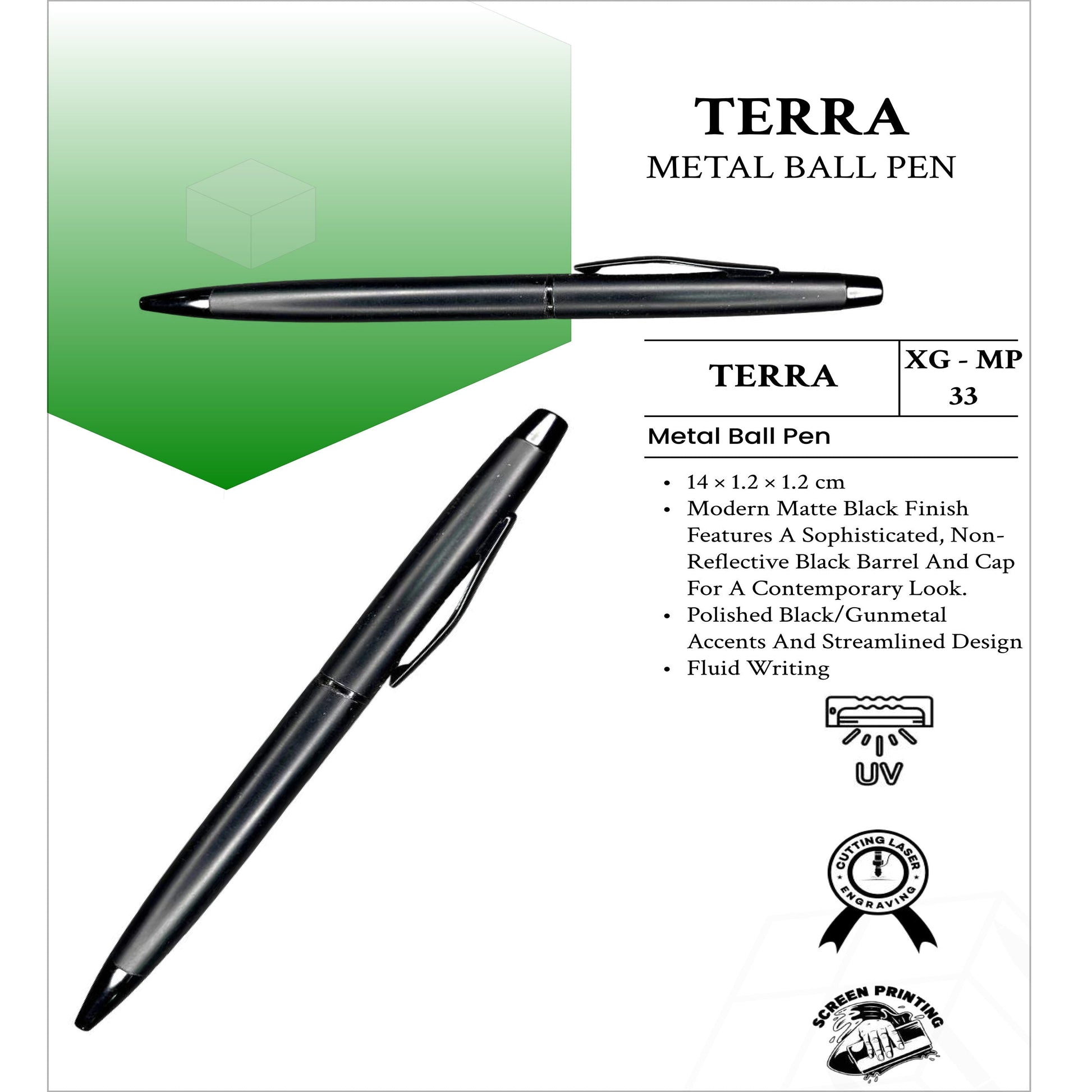 Terra Metal Ball Pen XG -MP33 MARSH Corporate gifts