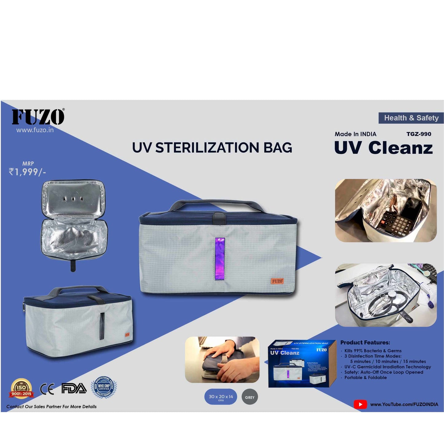 FUZO UV Cleanz TGZ-990 MARSH Corporate gifts