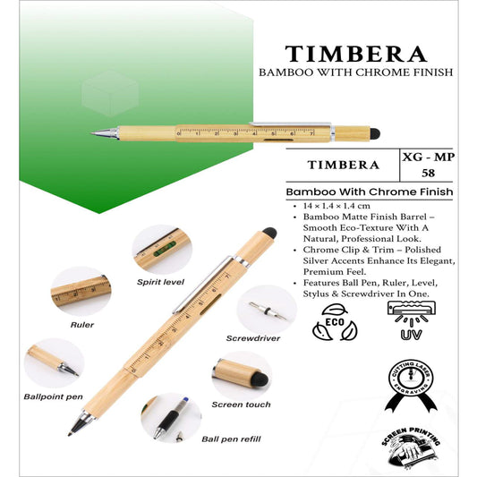Timbera Bamboo With Chrome Finish  XG -MP58 MARSH Corporate gifts