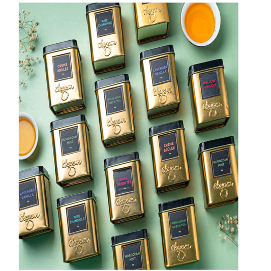 CHAYAM -  TIN CADDIES - TEA BAGS MARSH Corporate gifts