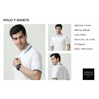 MARK & SPENCERS- POLO-T-SHIRT  WITH TIPPING MARSH Corporate gifts