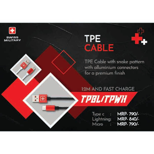 SWISS MILITARY - TPE CABLE - TPBL/TPWH MARSH Corporate gifts