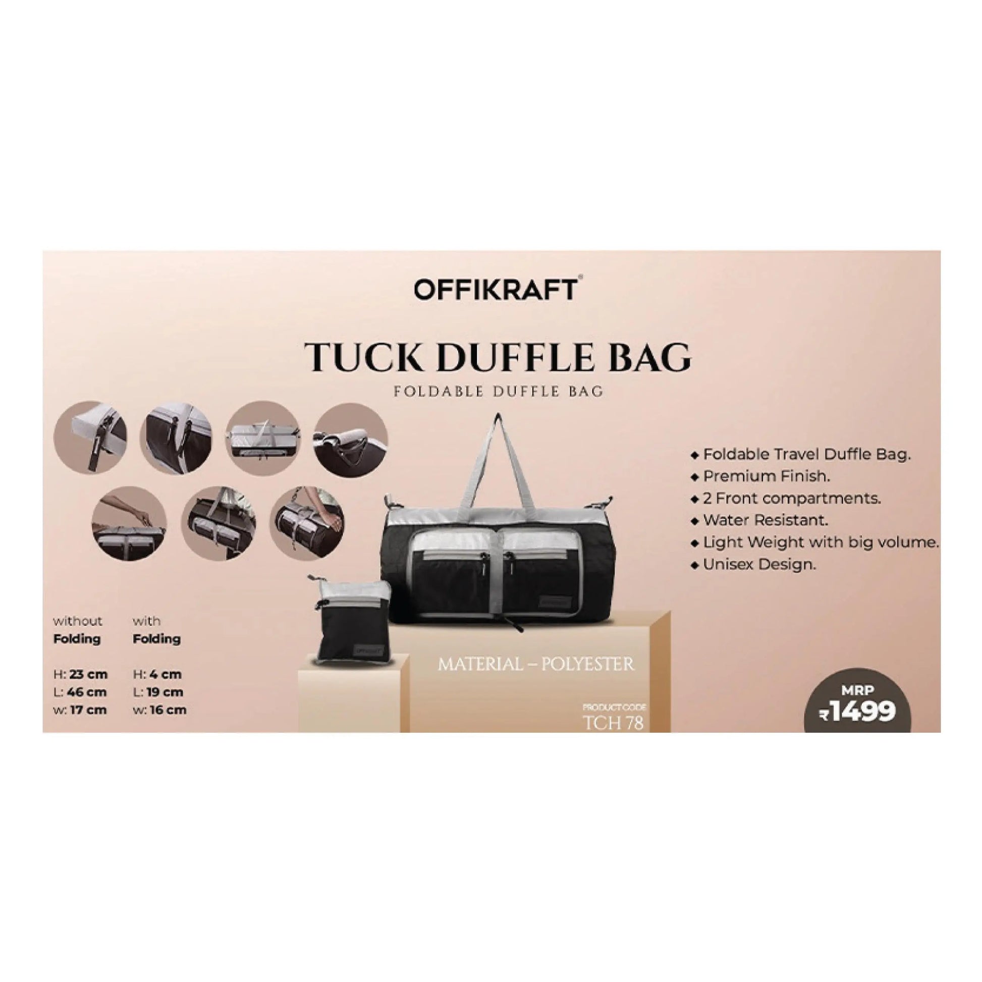 OFFIKRAFT- TUCK DUFFEL BAG MARSH Corporate gifts