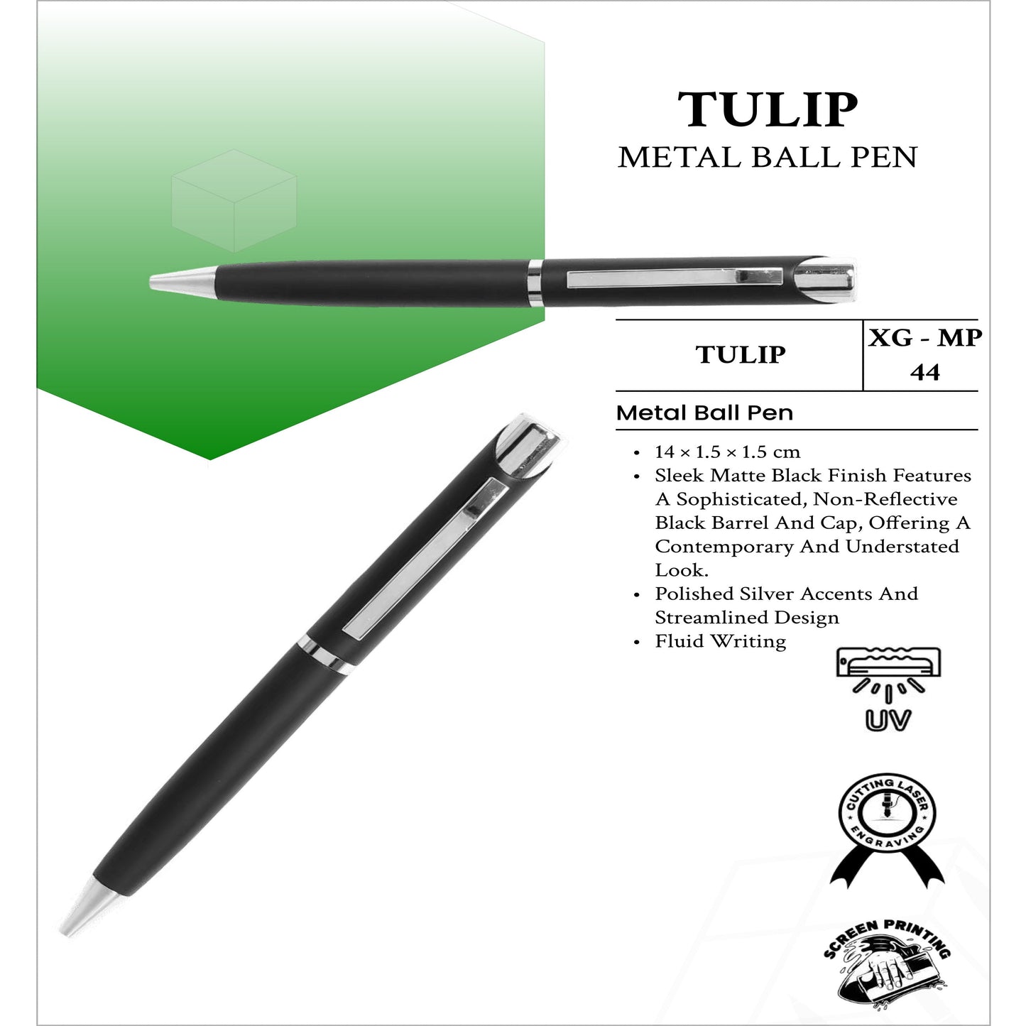 Tulip  Metal  Ball Pen XG - MP44 MARSH Corporate gifts