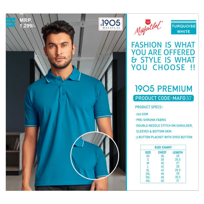 MAFATLAL - POLO-T-SHIRT WITH TIPPING MARSH Corporate gifts