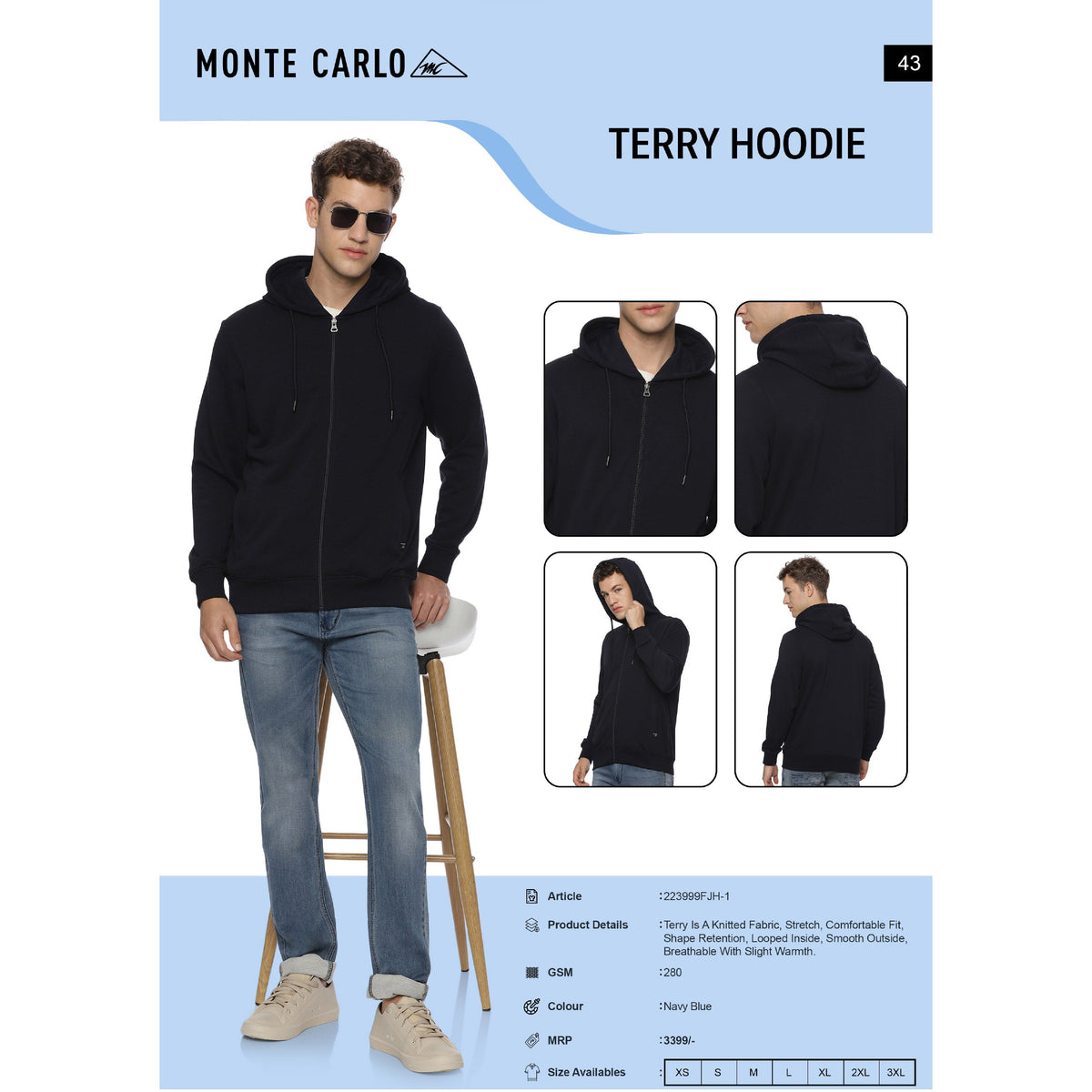 Monte Carlo Terry Hoodie