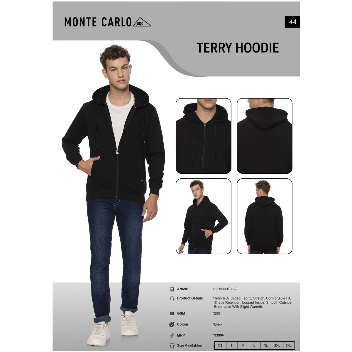 Monte Carlo Terry Hoodie