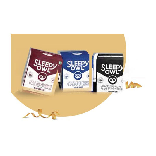 SLEEPY OWL COFFEE - The Best of Coffee Dip Bags MARSH Corporate gifts