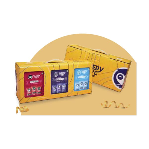 SLEEPY OWL COFFEE  -  The Instant Coffee Trio MARSH Corporate gifts