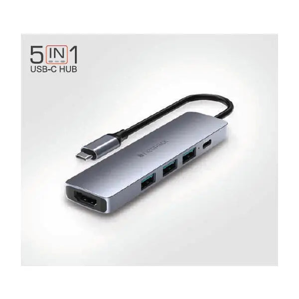 NEO PACK -  5 IN 1 USB-C HUB MARSH Corporate gifts