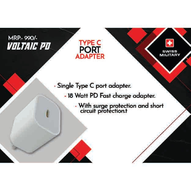 SWISS MILITARY - POWER ADAPTER - VOLTAIC PD MARSH Corporate gifts