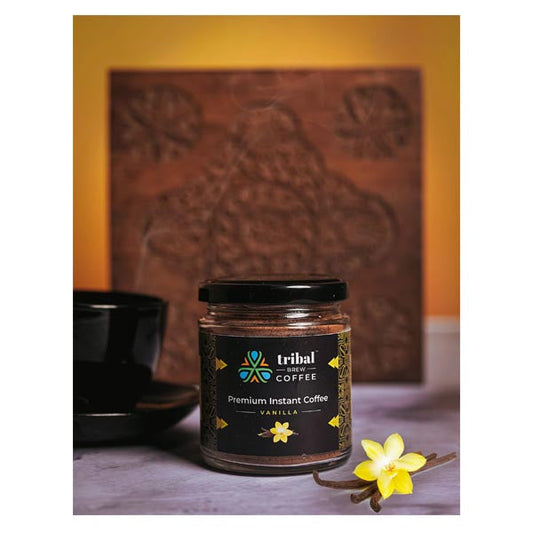 TRIBAL BREW COFEE  -  Vanilla Instant Coffee MARSH Corporate gifts