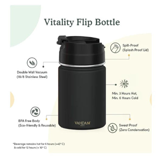 VAHDAM - Vitality Flip Bottle Insulated MARSH Corporate gifts