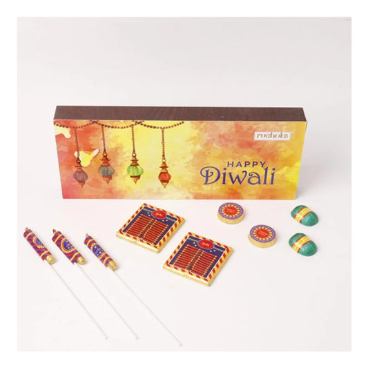RUCHOKS - W2 – Diwali Cracker Wooden Box MARSH Corporate gifts