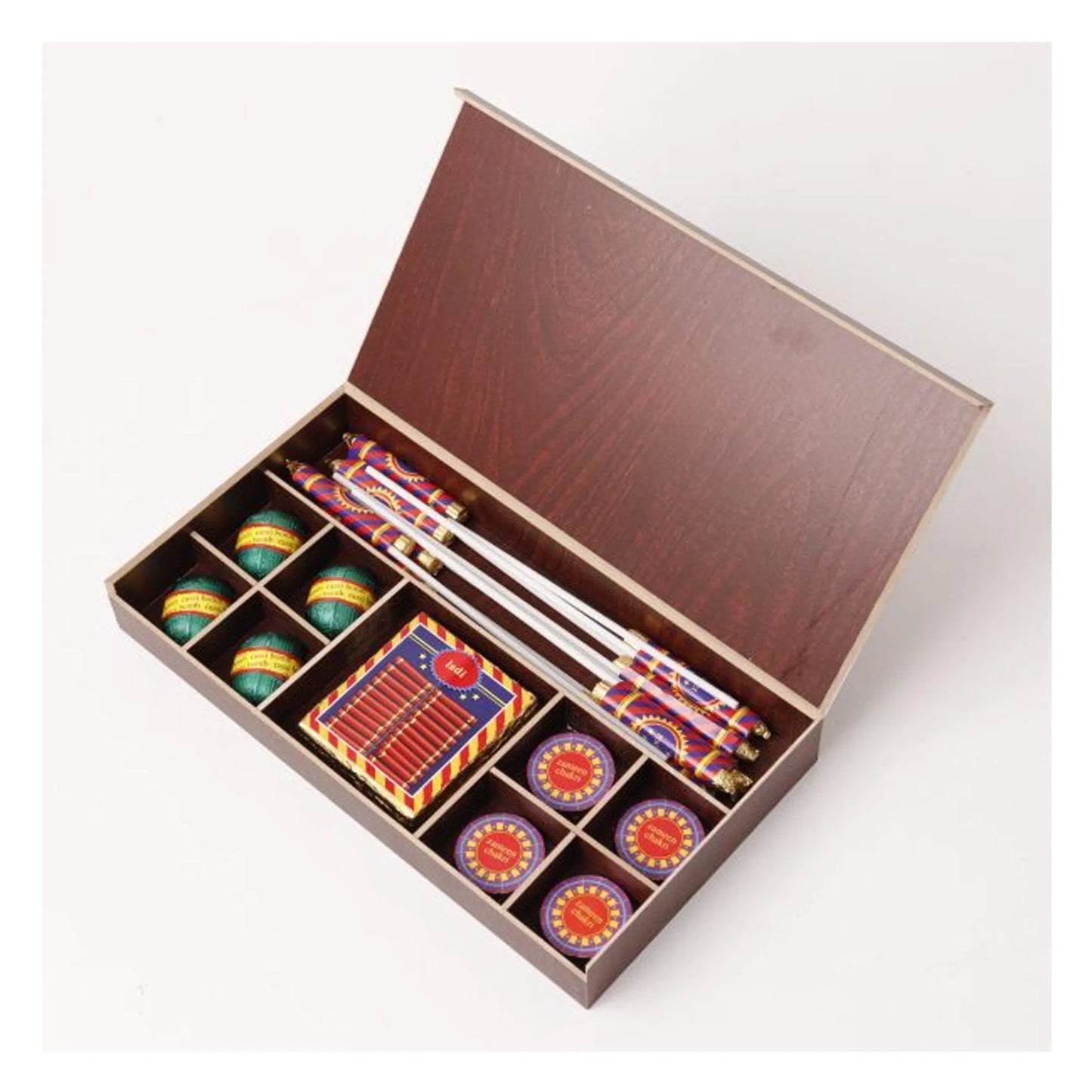 RUCHOKS - W3 – Diwali Cracker Wooden Box MARSH Corporate gifts