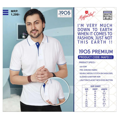 MAFATLAL - POLO-T-SHIRT WITH TIPPING MARSH Corporate gifts